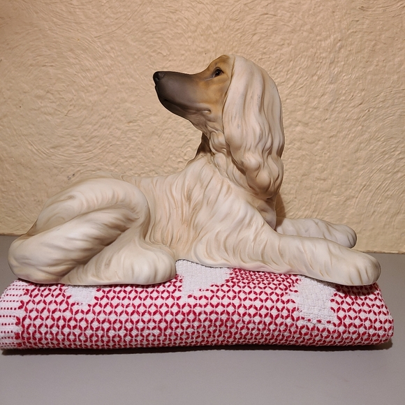 Signed Harvey Knox Porcelain Afghan Dog Figurine. - Picture 1 of 6